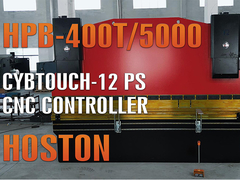 Hoston Big 3+1 Axis CNC Press Brake HPB-400T-5000 with CT-12 Controller