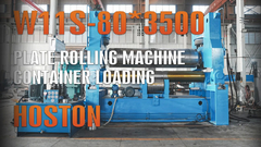 Plate Rolling Machine W11S-80*3500  Container Loading