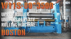 W11S Big Type Upper Roller Universal Plate Rolling Machine W11S-80*3500
